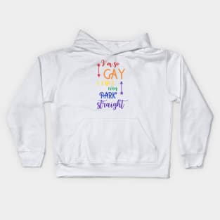 Gay Pride Parade Funny Design Kids Hoodie